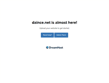 Tablet Screenshot of daince.net